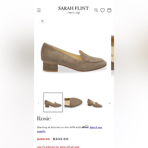 Sarah Flint Shoes - Sarah Flint low-heeled loafer Size Euro 42 1/2 US 11.5